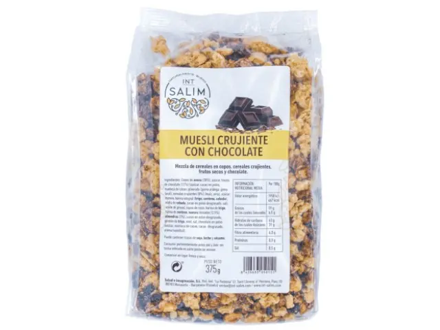 Imagen MUESLI CRUJIENTE CHOCOLATE 375GR.
