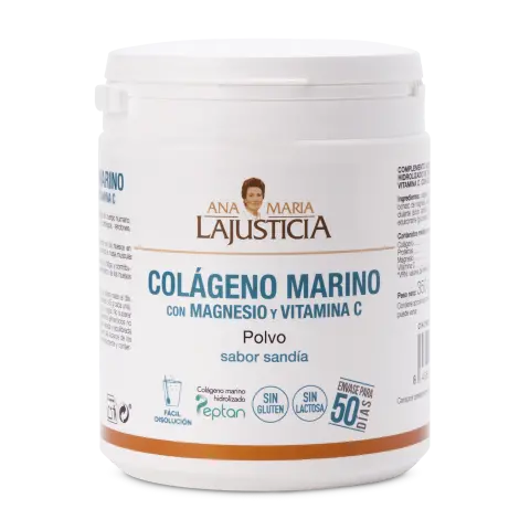 Imagen COLAGENO MARINO CON MAGNESIO Y VIT.C 350GR. SANDIA