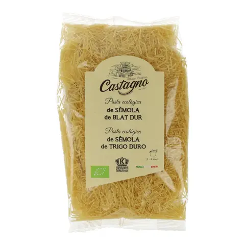 Imagen FIDEOS CABELLO DE ANGEL TRIGO DURO ECO 500GR.CASTAO