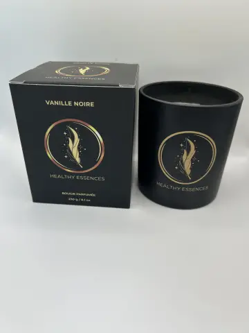 Imagen VELA AROMATICA VAINILLA NEGRA 230GR.