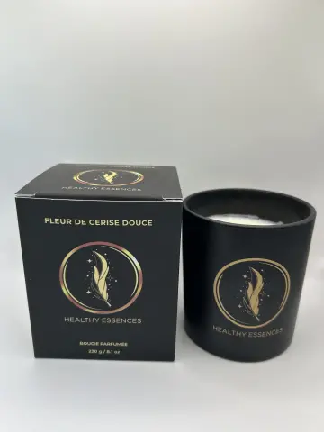 Imagen VELA AROMATICA FLOR DE CEREZO Y MIEL 230GR.